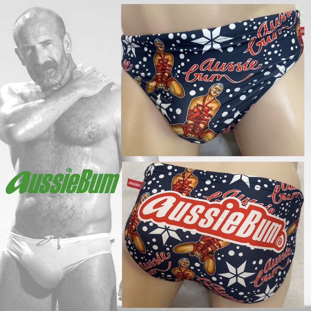 Aussiebum Rare Limited Edition Swimsuit Small Gently worn 82% polyester